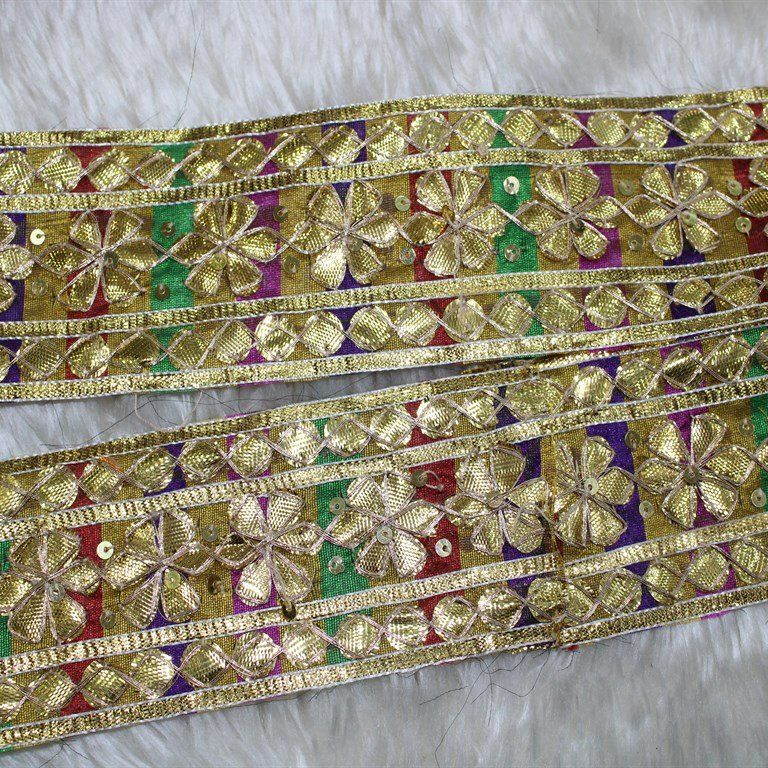 Multicolor Traditional Gota Trim (Wholesale )