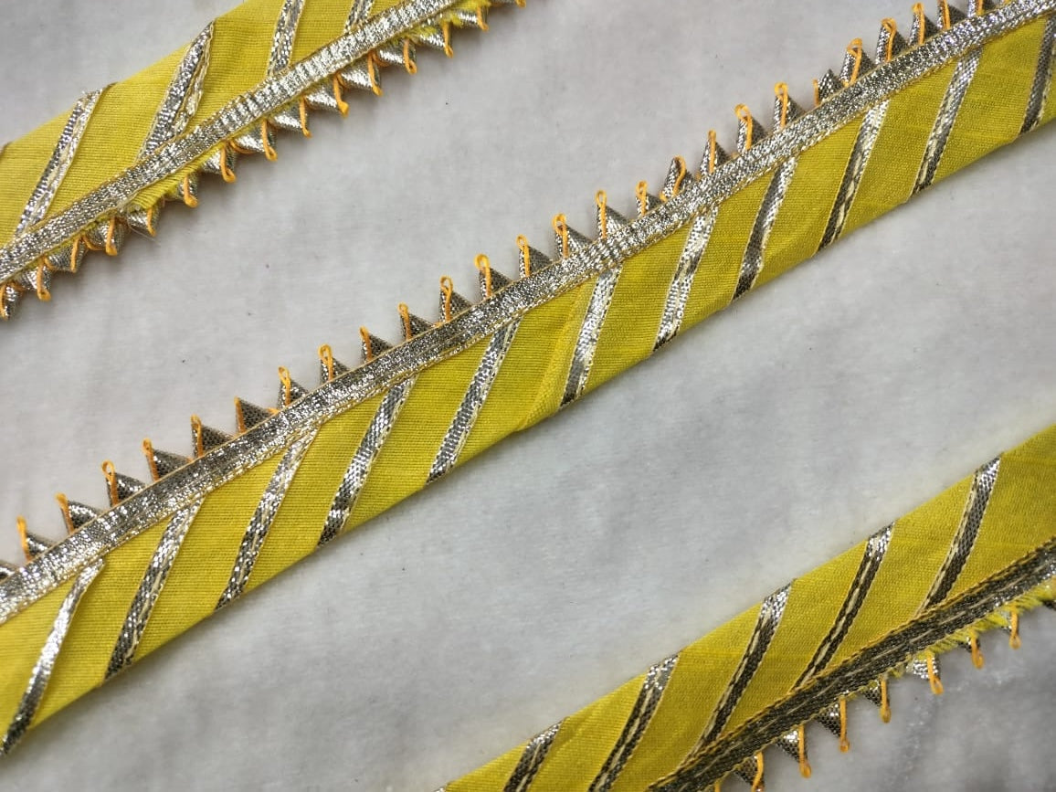 Yellow Fancy Zari Trim