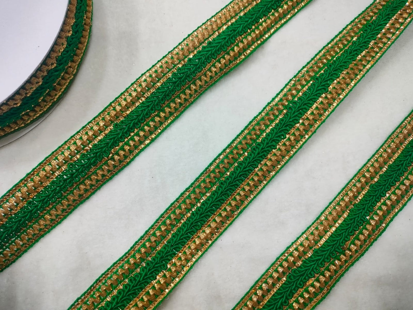 Green Fancy Zari Trim