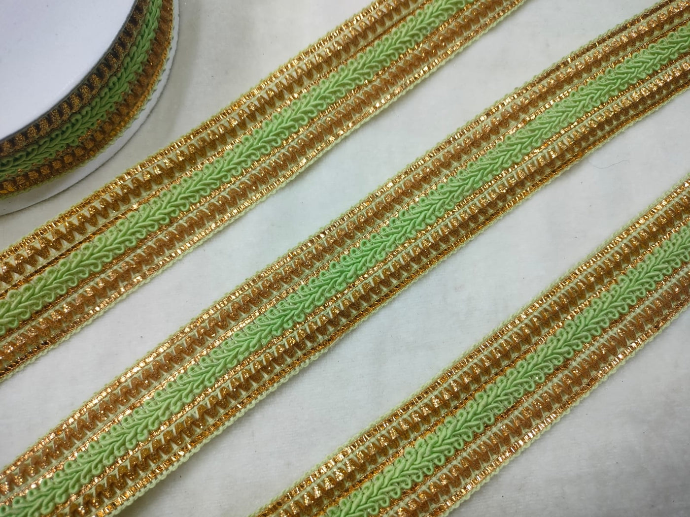 Light Green Fancy Zari Trim