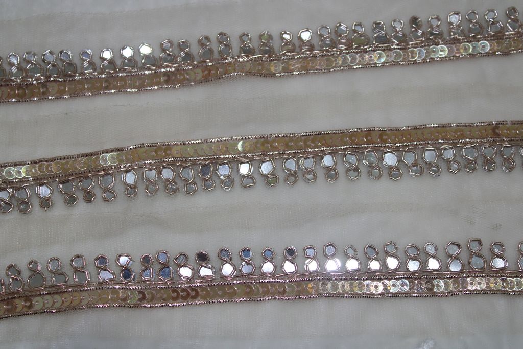 Rose Gold Sequence Trim (Wholesale)