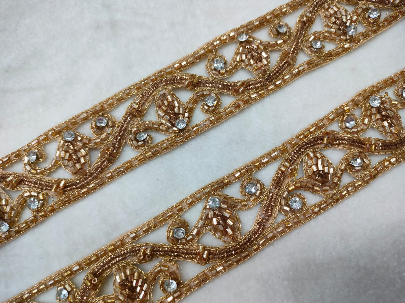 Antique Golden Handwork Zardozi Trim