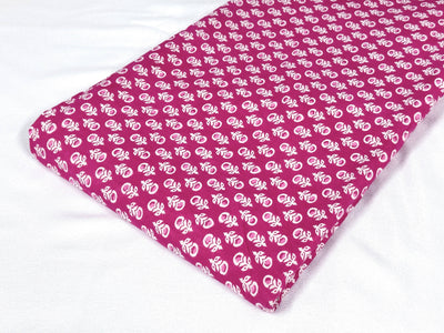 Pink Floral Printed Cotton Fabric