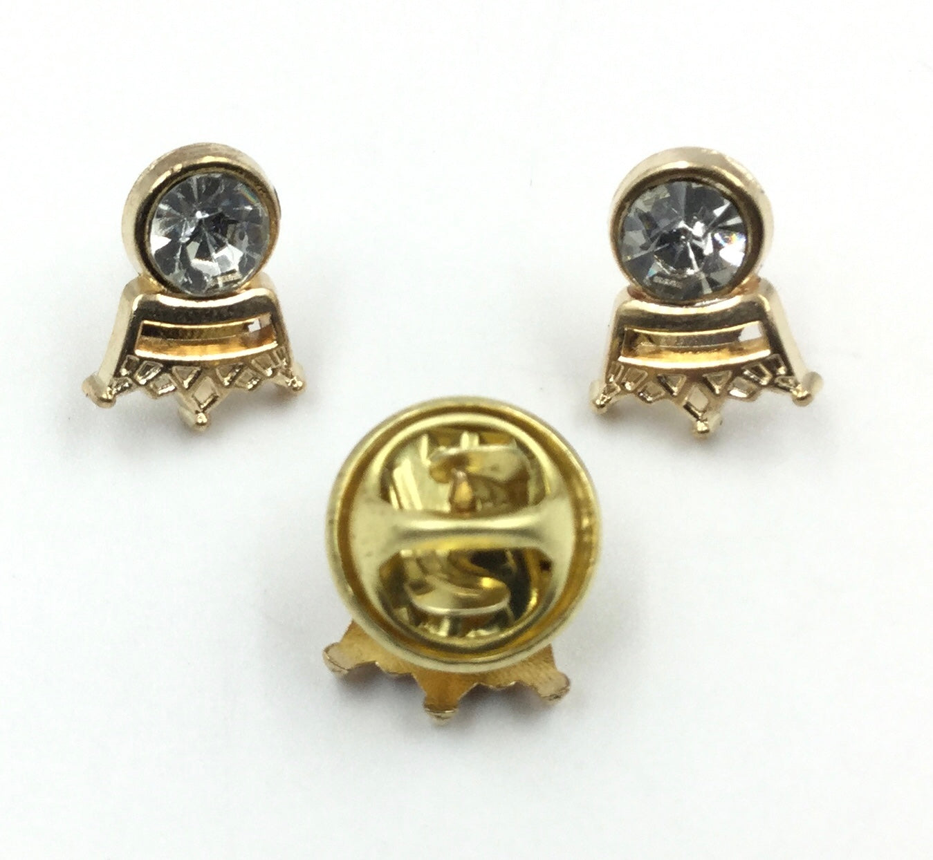 Golden Collarpin Buttons