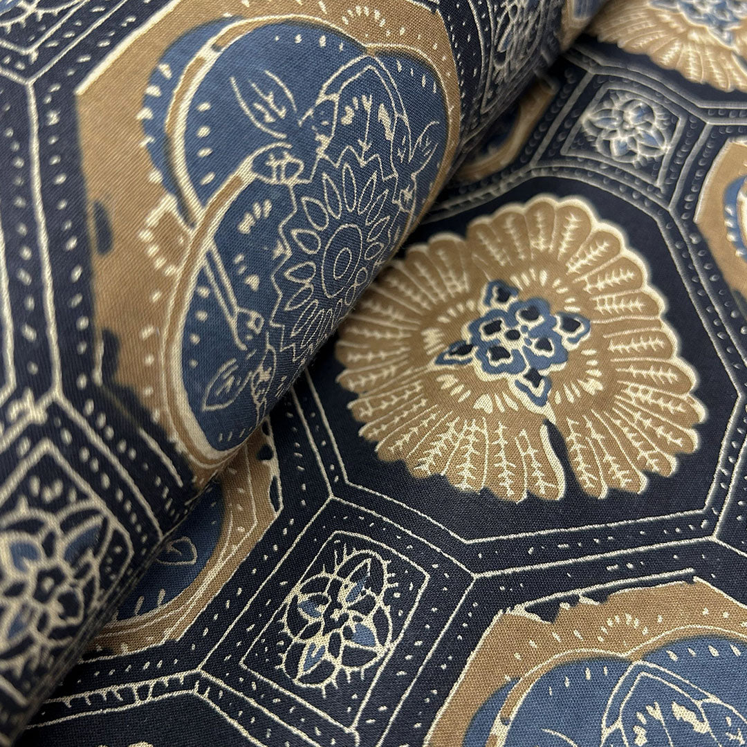 Multicolor Traditional Printed Cotton Fabric