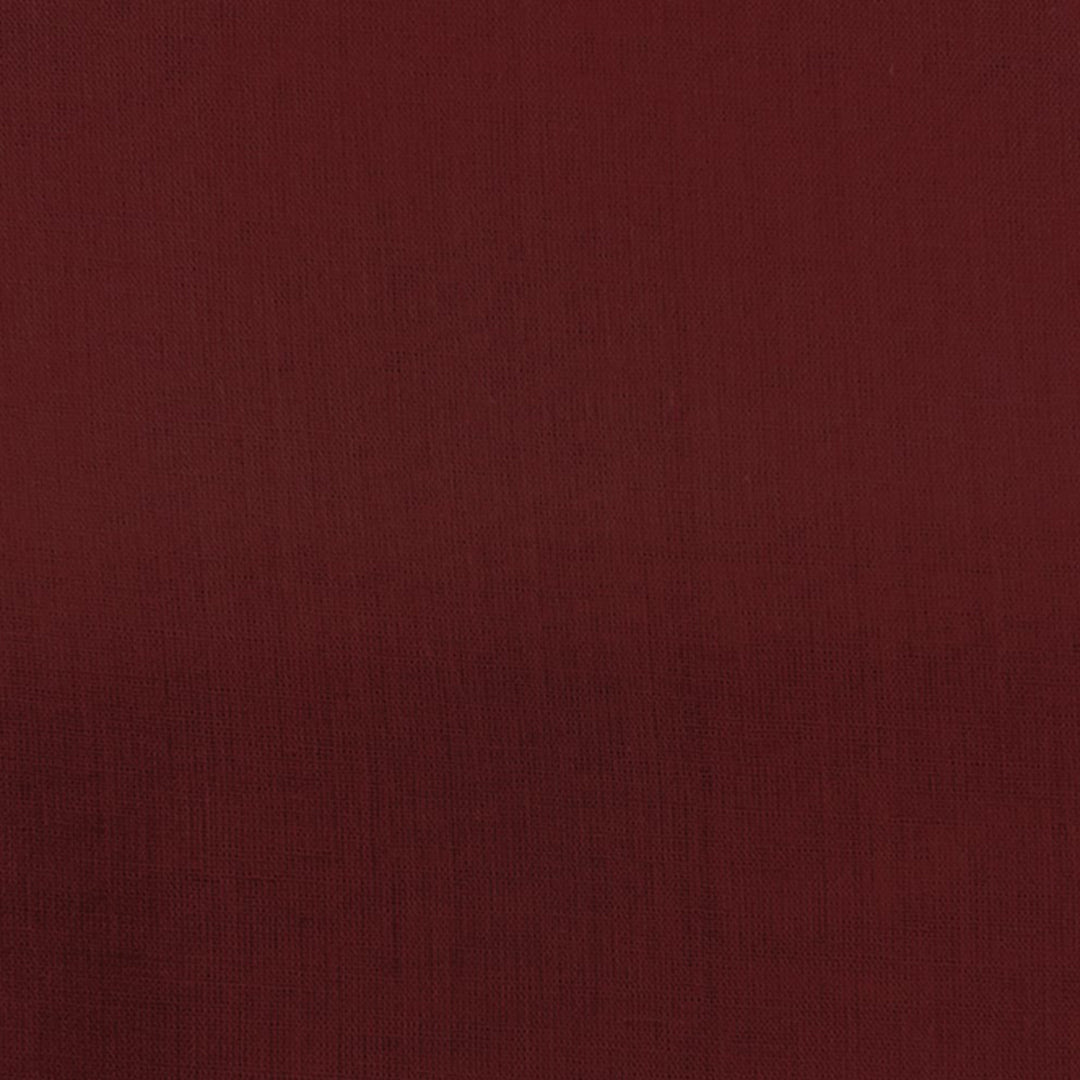 Maroon Plain  Mul-Mul Cotton Fabric