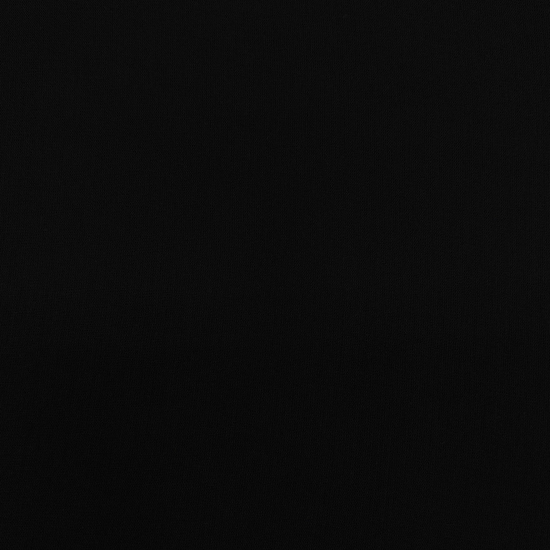 Black Plain Mul-Mul Cotton Fabric