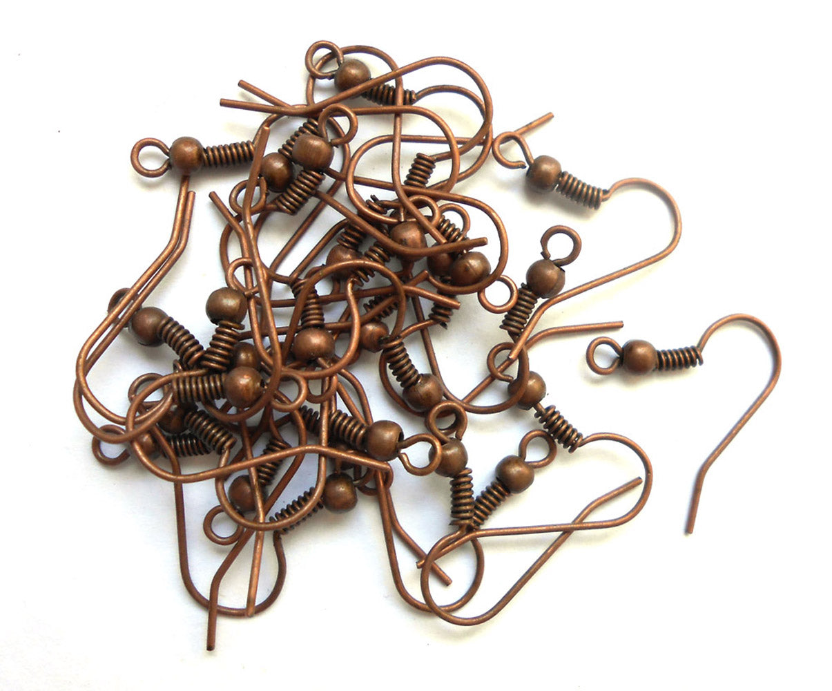 Antique Copper Ear Wires