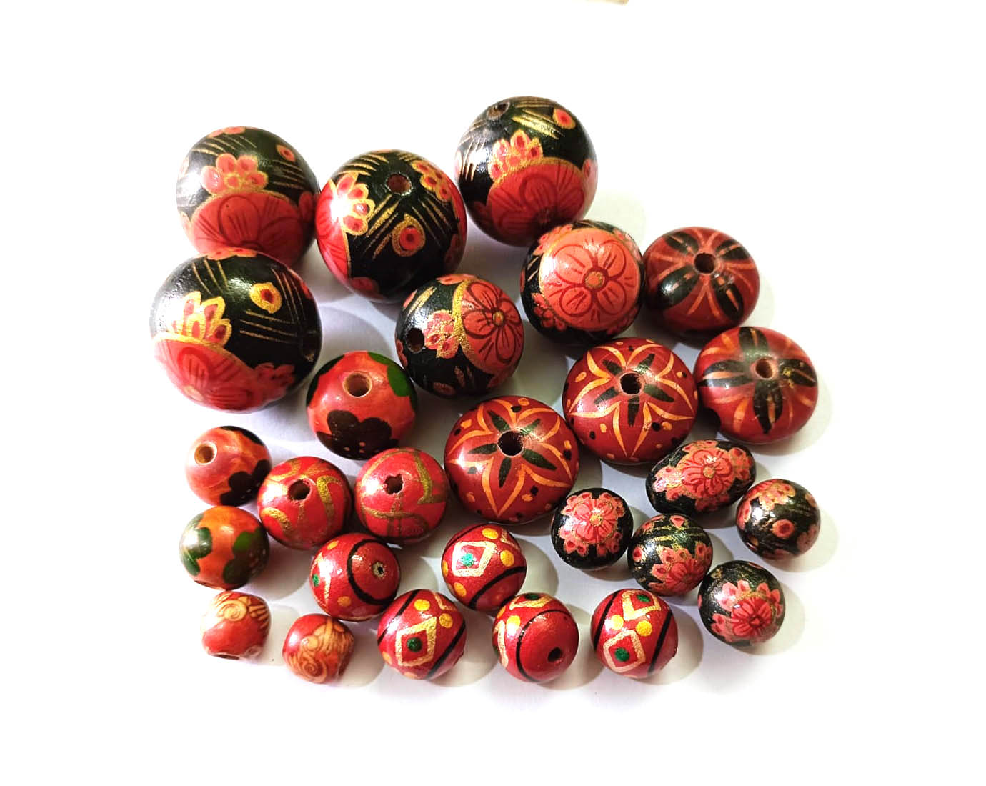Multicolor Assorted Wooden Beads