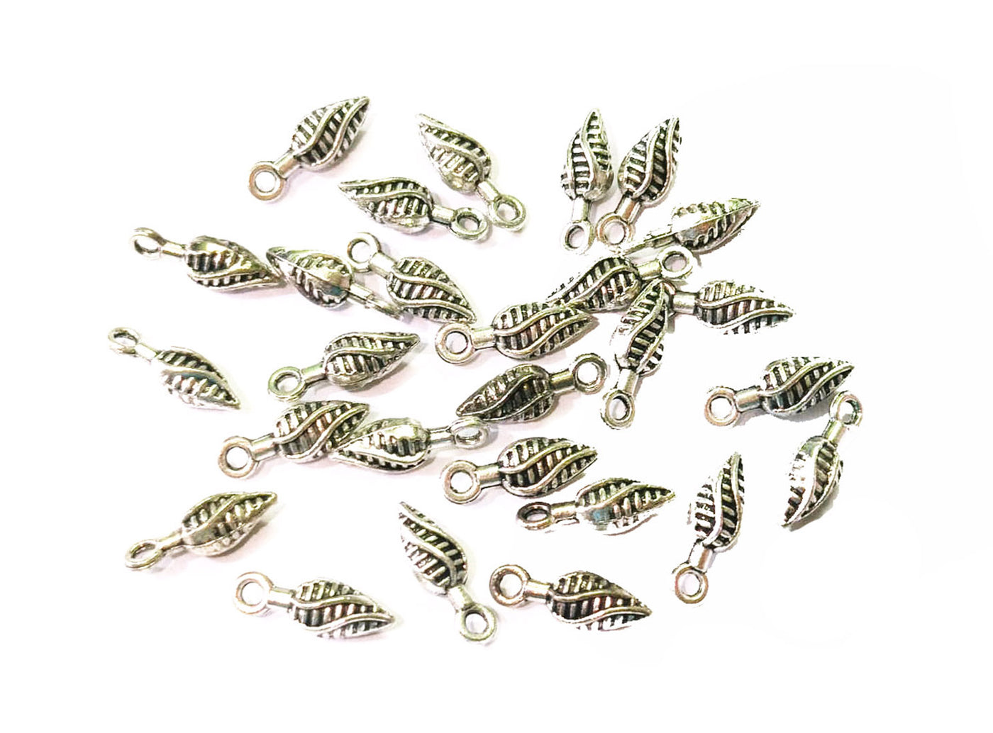 Silver beads charms