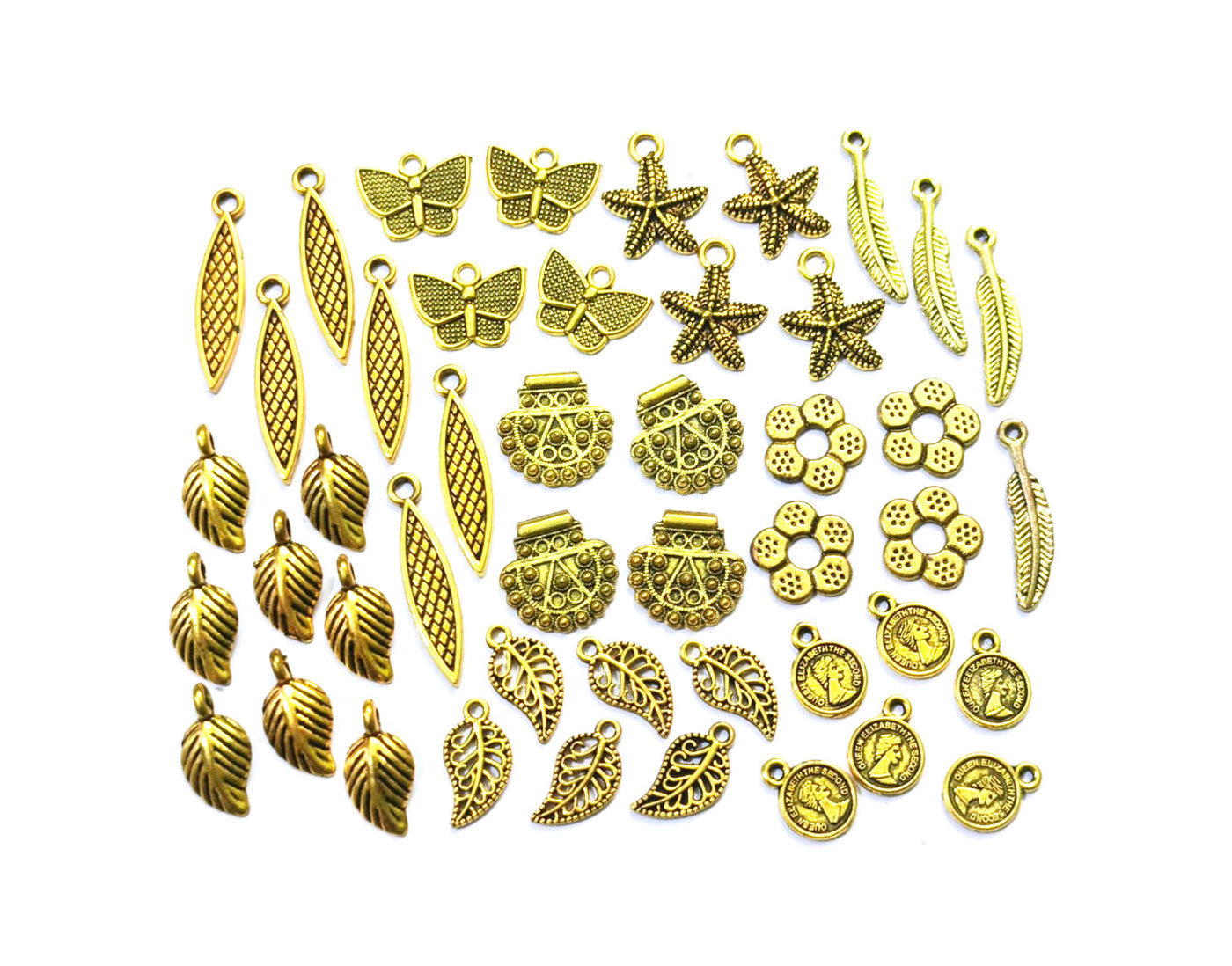 Golden Assorted Charms Combo