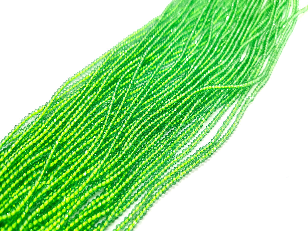 Green Transparent Hydro Spherical Crystal Beads (Wholesale)