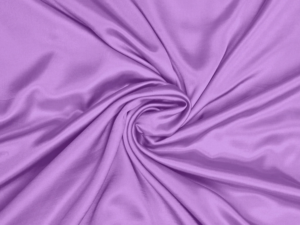 Dark Lavender Plain Dyed Modal Satin Fabric (Wholesale)