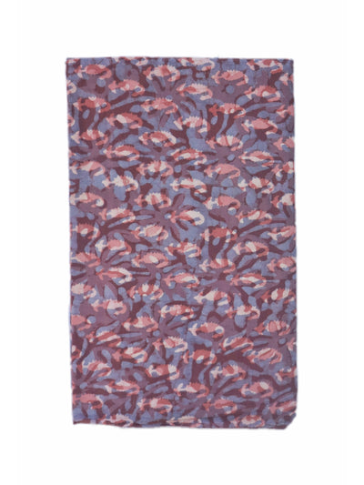 बहुरंगी सार मुद्रित डब्बू प्रिंट सूती कपड़ा