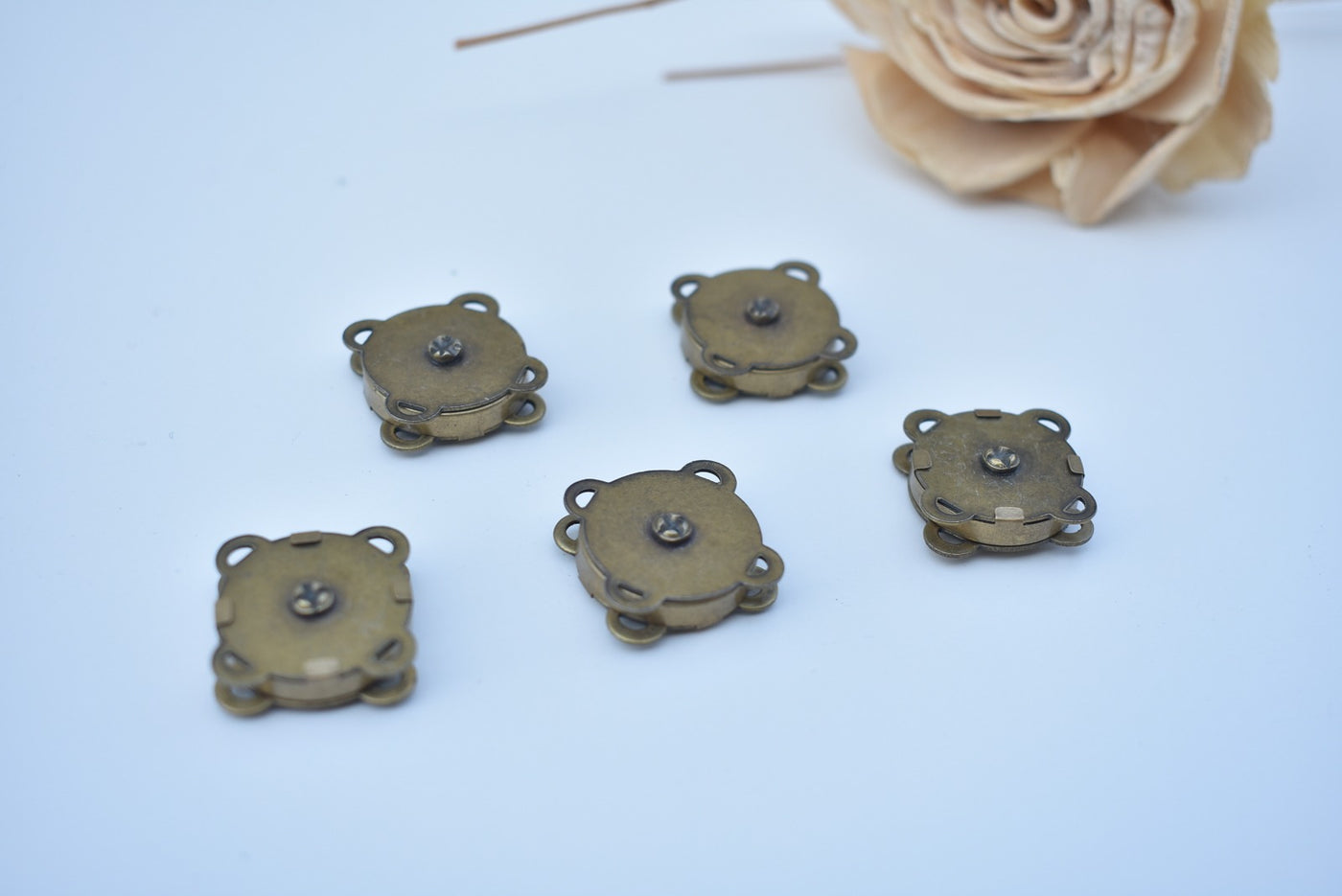 Bronze Magnet / Lock Sew Metal Button