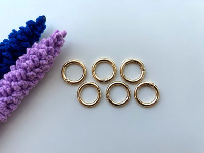 Golden Metallic Spring O Rings