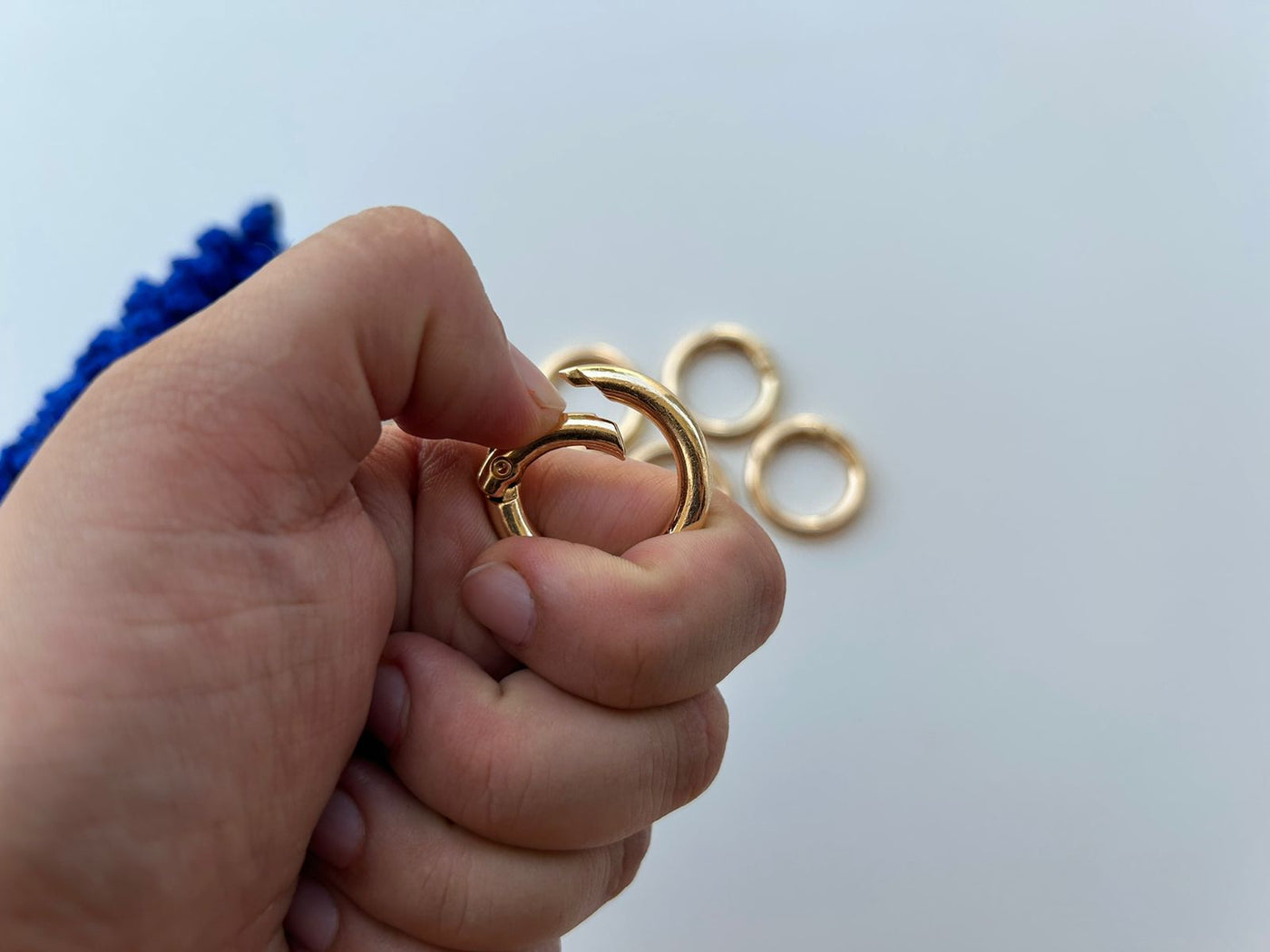 Golden Metallic Spring O Rings