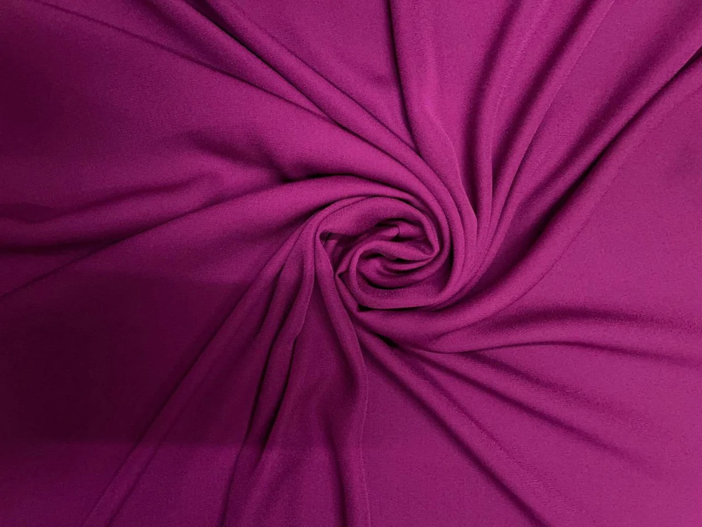 Vibrant Purple Georgette Fabric (Wholesale)