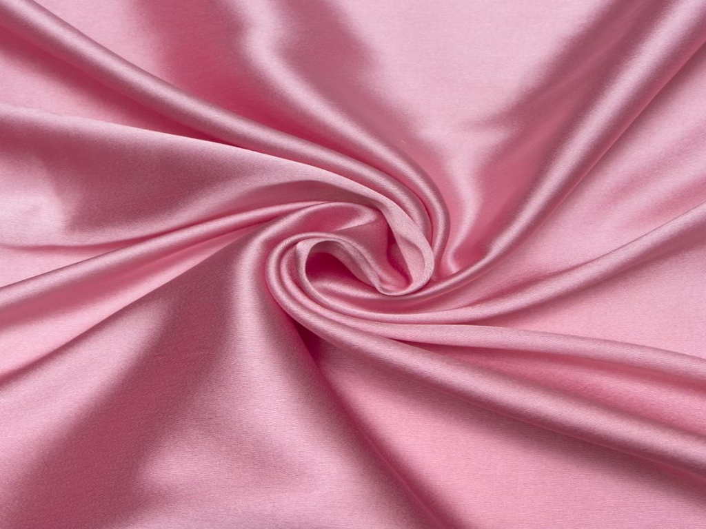 Rose Water Plain Balma Jackson Satin Fabric