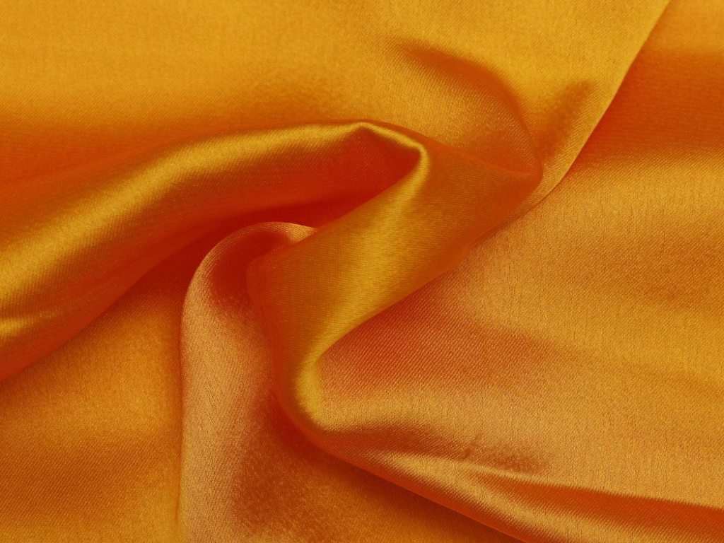 Sunset Plain Blooming Satin Fabric