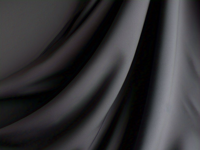 Tokiyo Black Plain Crepe Fabric