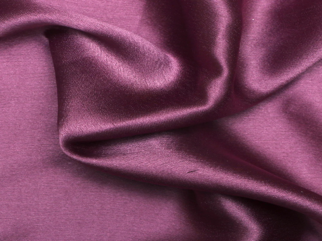 Periwinkle Plain Blooming Satin Fabric