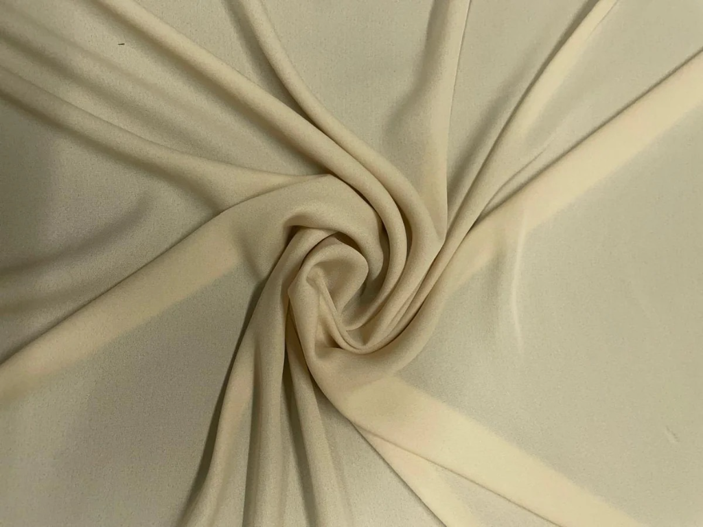 Cream White Georgette Fabric (Wholesale)
