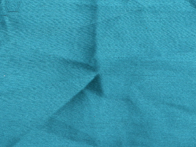 Teal Blue Plain Blooming Satin Fabric