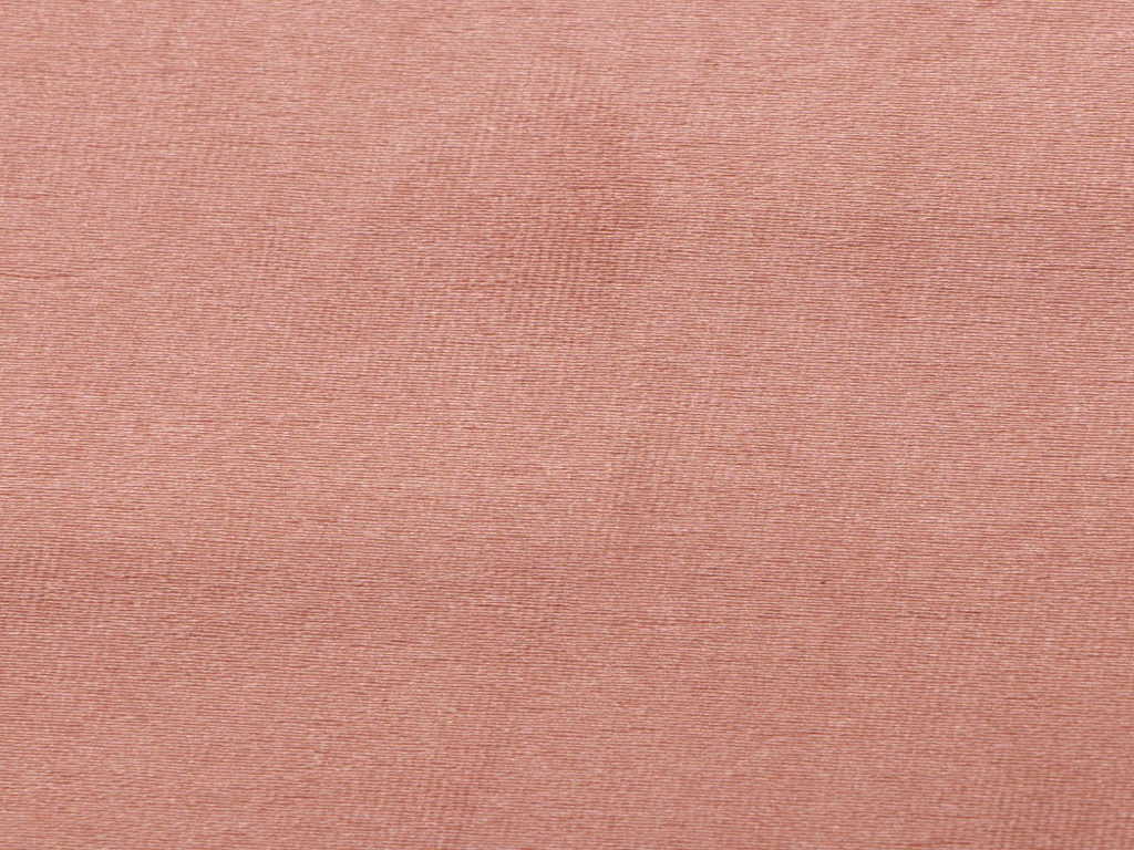 Rose Gold Plain Blooming Satin Fabric