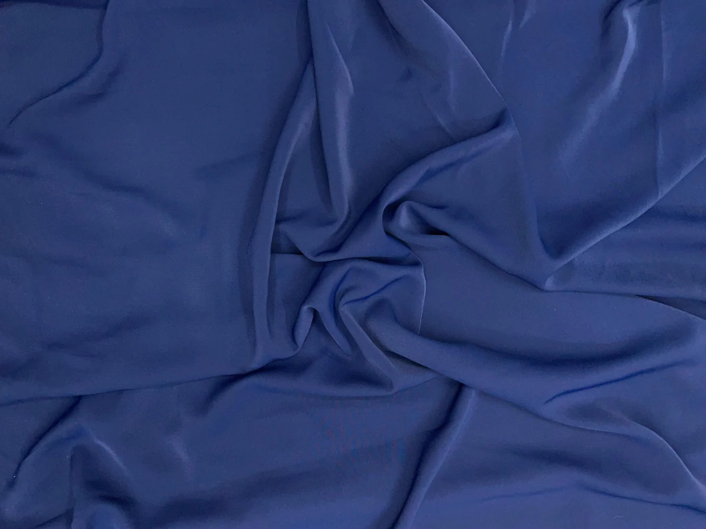 Marine Blue Georgette Fabric (Wholesale)
