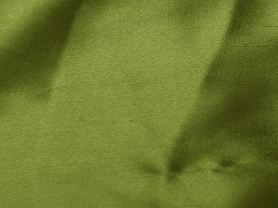 Olive Green Plain Blooming Satin Fabric