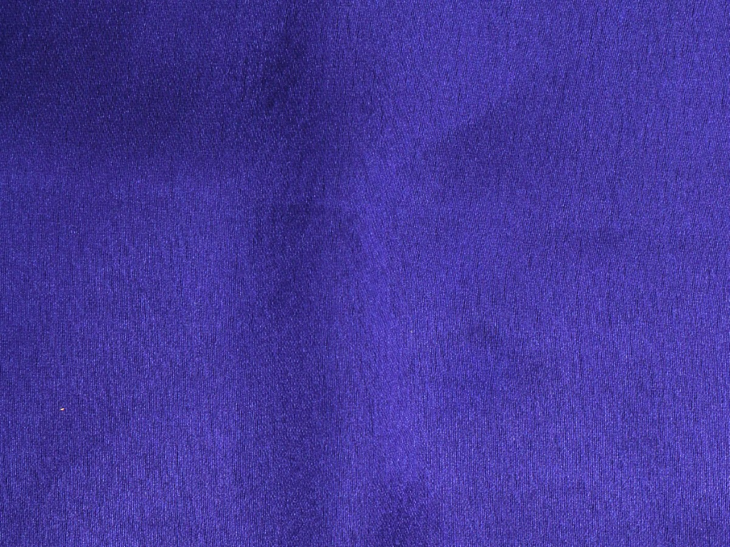 Sapphire Blue Plain Blooming Satin Fabric