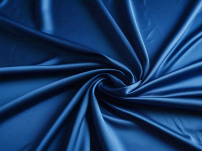 Blooming Royal Blue Plain Satin Fabric