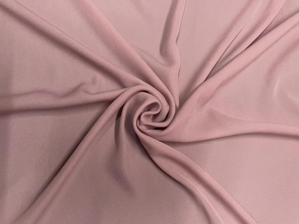 Powder Pink Georgette Fabric (Wholesale)