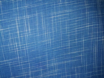 Deep Blue Checks Jharna Cotton Fabric