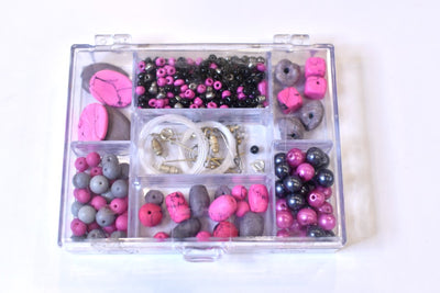 Pink & Grey Jewellery DIY Kit