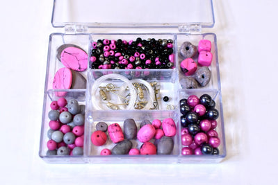 Pink & Grey Jewellery DIY Kit