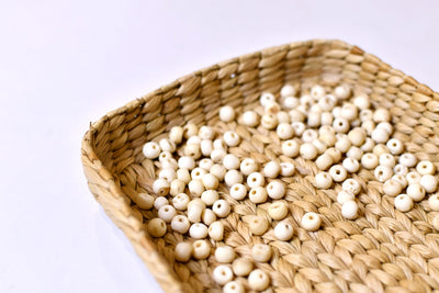 White Bone Beads