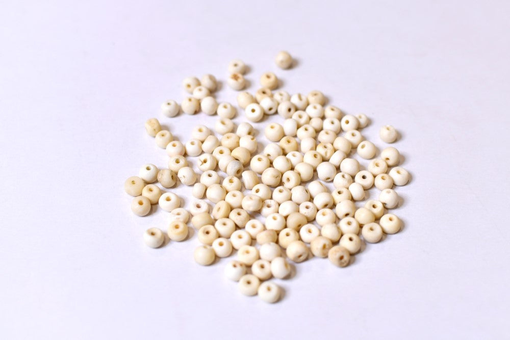 White Bone Beads