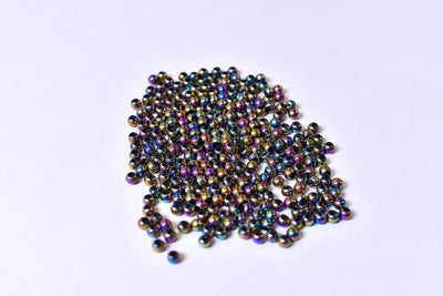 Rainbow Polished Glass Beads