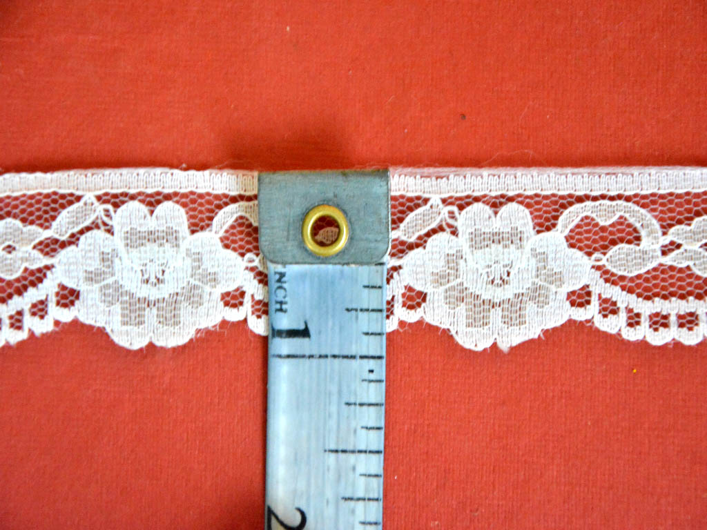 White Dyeable Pattern 31 Cotton Net Lace