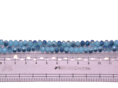 Light Blue Double Tone Crystal Beads 2