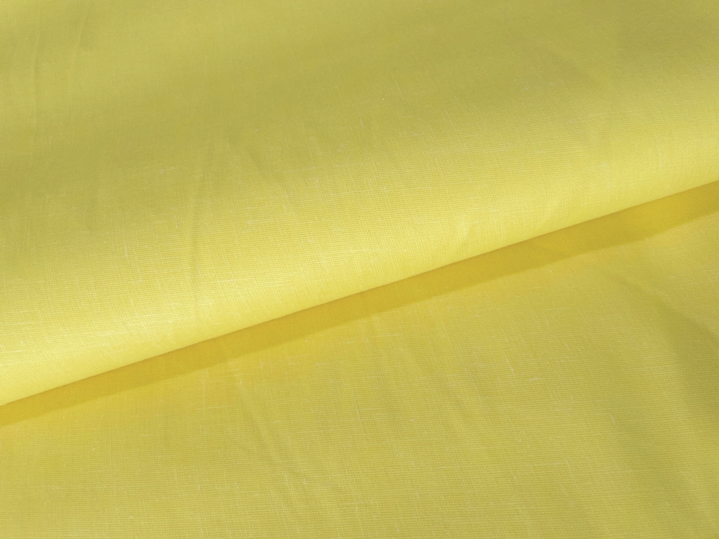 Summer Yellow Plain Cotton Linen Fabric