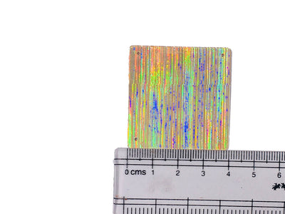 Multicolour Rainbow Square 4 Hole Plastic Sequins