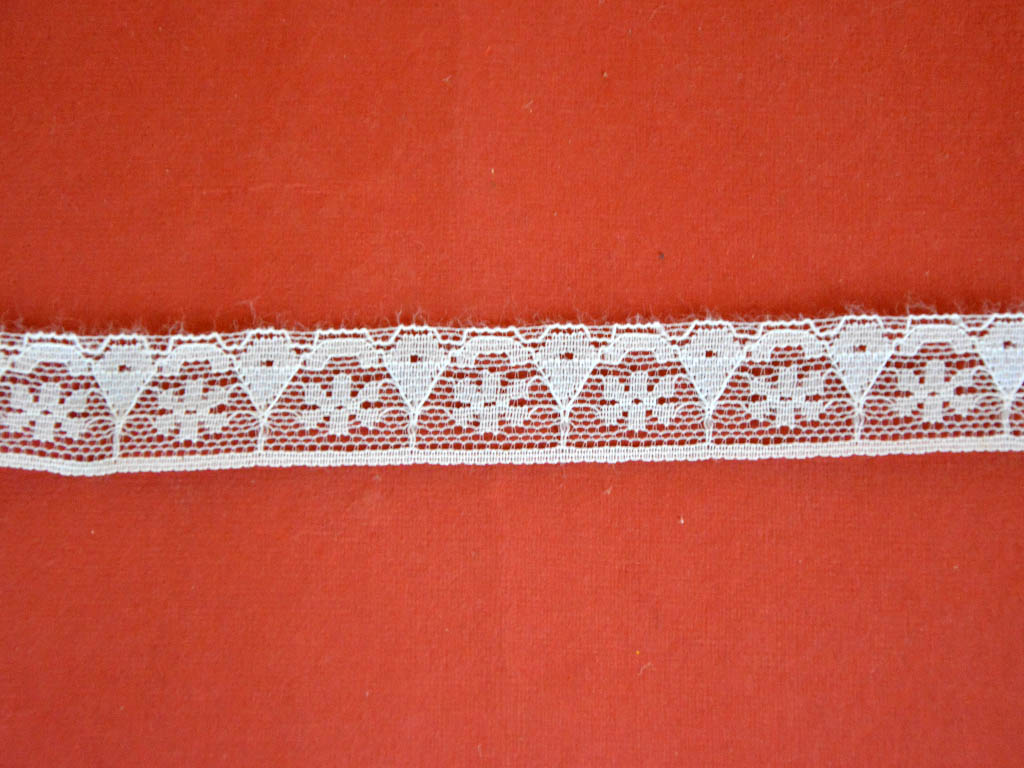 White Dyeable Pattern 30 Cotton Net Lace (Wholesale)