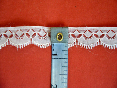 White Pattern 34 Cotton Polyester Lace