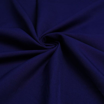 Midnight Blue Plain American Crepe Fabric