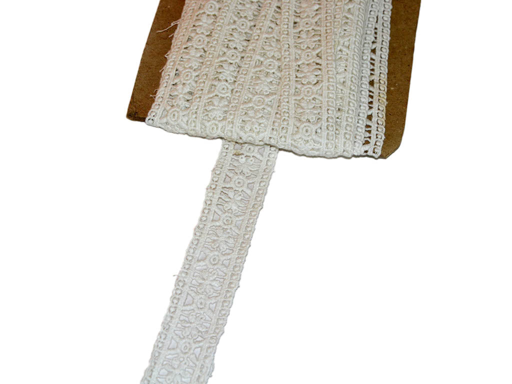 White Cotton Crochet Lace