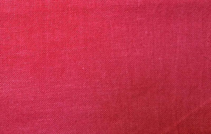 Red Plain DT Dyed Cotton Fabric