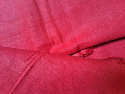 Red Plain DT Dyed Cotton Fabric